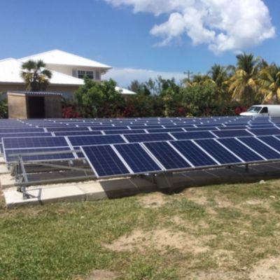바하마 리조트용 그리드 태양광 시스템 50kw